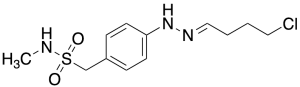 4-[2-(4-Chlorobutylidene)hydrazinyl]-N-methylbenzenemethanesulfonamide