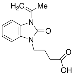 3-Isopropenyl-2-oxo-1-benzimidazolinebutyric Acid