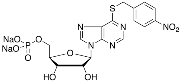 6-[(4-Nitrobenzyl)thio]-9-Beta-D-ribofuranosylpurine-5’-monophosphate, Disodium Salt