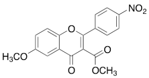 6-Methoxy-3-(methoxycarbonyl)-2-(4-nitrophenyl)-4H-benzopyran-4-one