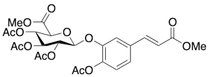 4-O-Acetyl Caffeic Acid Methyl Ester 3-O-(Tri-O-acetyl-Beta-D-glucuronic Acid Methyl Ester)