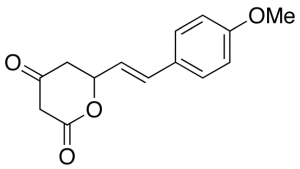 (E)-5,6-Dihydro-4-hydroxy-6-[2-(4-methoxyphenyl)ethenyl]-2H-pyran-2-one