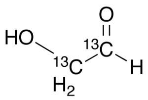 Glycolaldehyde-1,2-13C2 (0.1 M in water)