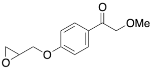2-Methoxy-1-[4-(oxiranylmethoxy)phenyl]ethanone