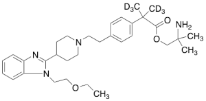 O-2-Amino-2-methylpropyl Bilastine-d6