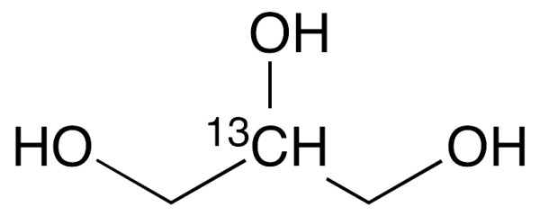 Glycerol-2-13C(~0.4 M)