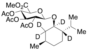 (1R,2S,5R)-(-)-Menthol-d4 2,3,4-Tri-O-acetyl-b-D-glucuronide Methyl Ester