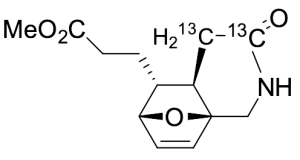 Methyl 3-((4aR,5R,6R,8aS)-3-Oxo-2,3,4,4a,5,6-hexahydro-1H-6,8a-epoxyisoquinolin-5-yl)propanoate-13C2