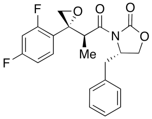 (4S)-3-[(2R)-2-[(2R)-2-(2,4-Difluorophenyl)oxiranyl]-1-oxopropyl]-4-benzyl-2-oxazolidinone