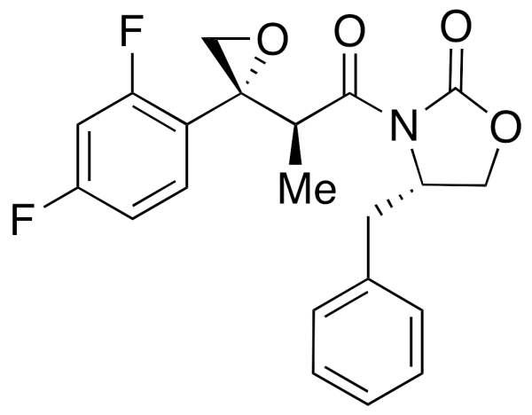 (4S)-3-[(2R)-2-[(2R)-2-(2,4-Difluorophenyl)oxiranyl]-1-oxopropyl]-4-benzyl-2-oxazolidinone