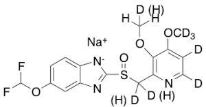 Pantoprazole-d7 Sodium Salt (d6 Major)