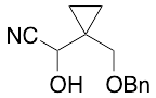 2-Hydroxy-2-(1-(hydroxymethyl)cyclopropyl)acetonitrile Benzyl Ester