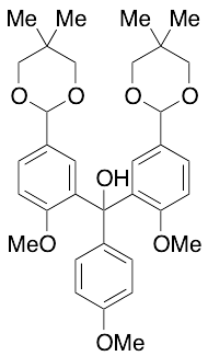 5-(5,5-Dimethyl-1,3-dioxan-2-yl)-Alpha-[5-(5,5-dimethyl-1,3-dioxan-2-yl)-2-methoxyphenyl]-2-methoxy-Alpha-(4-methoxyphenyl)benzenemethanol
