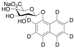 1-Naphthol-D7 Beta-D-Glucuronide Sodium Salt
