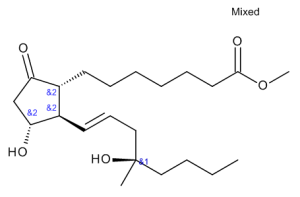 Misoprostol, 1% in cellulose