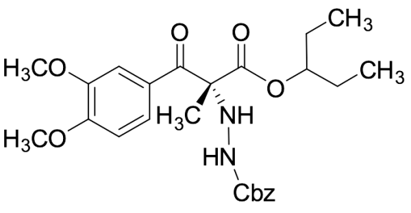 Phenylmethyl Ester 2-[1-(3,4-Dimethoxybenzoyl)-2-(1-ethylpropoxy)-1-methyl-2-oxoethyl] Hydrazinecarboxylic Acid