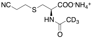 N-Acetyl-S-(2-cyanoethyl)-L-cysteine-d3 Ammonium Salt