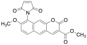 Methyl 9-maleinimido-8-methoxy-6,7-benzocoumarin-3-carboxylate