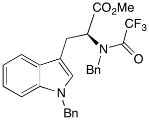 N,N’-Dibenzyl-N-trifluoroacetyl-L-tryptophan Methyl Ester