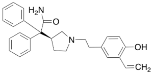 (3S)-1-[2-(3-Ethenyl-4-hydroxyphenyl)ethyl]-Alpha,Alpha-diphenyl-3-pyrrolidineacetamide