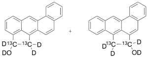 1,2-Dihydro-benz[j]aceanthrylen-2-ol-13C2,d4 and 5,6-Dihydro-benz[e]aceanthrylen-6-ol-13C2,d4