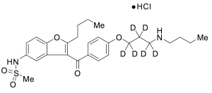 Desbutyl Dronedarone-d6 Hydrochloride