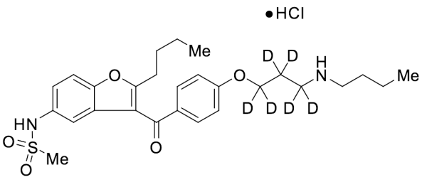 Desbutyl Dronedarone-d6 Hydrochloride