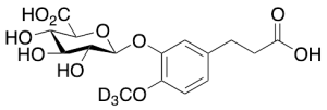 Dihydro Isoferulic Acid-d3 3-O-Beta-D-Glucuronide