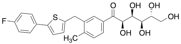 1-C-[3-[[5-(4-Fluorophenyl)-2-thienyl]methyl]-4-methylphenyl]-D-glucose
