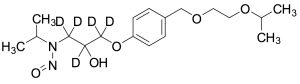 N-Nitroso Bisoprolol-D₅