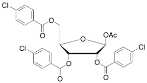 1-O-Acetyl 2,3,5-Tri-O-p-chlorobenzoyl-Beta-D-ribofuranoside