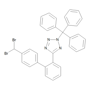 5-[4'-(Dibromomethyl)[1,1'-biphenyl]-2-yl]-2-(triphenylmethyl)-2H-tetrazole