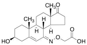 3beta-Hydroxy-17-oxo-5-androsten-7-one 7-(O-carboxymethyl)oxime