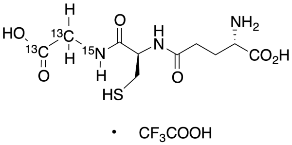 Glutathione (glycine-13C2,15N) Trifluoroacetate Salt