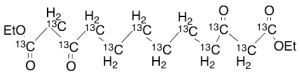 3,10-Dioxododecanedioic-13C12 Acid 1,12-Diethyl Ester