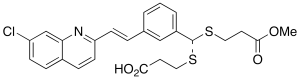 [S-(E)]-3-[[[(2-Carboxyethyl)thio][3-[2-(7-chloro-2-quinolinyl)ethenyl]phenyl]methyl]thio]propanoic Acid 1-Methyl Ester