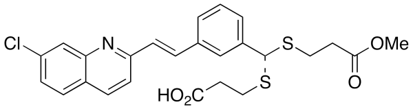 [S-(E)]-3-[[[(2-Carboxyethyl)thio][3-[2-(7-chloro-2-quinolinyl)ethenyl]phenyl]methyl]thio]propanoic Acid 1-Methyl Ester