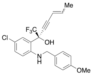 (S)-2-(5-Chloro-2-((4-methoxybenzyl)amino)phenyl)-1,1,1-trifluorohept-5-en-3-yn-2-ol