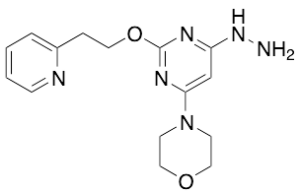 6-(4-Morpholinyl)-2-[2-(2-pyridinyl)ethoxy]-4(1H)-pyrimidinone Hydrazone