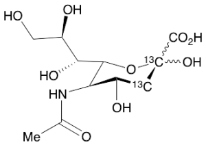 N-Acetyl-D-[2,3-13C2]neuraminic Acid