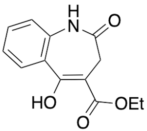 5-Hydroxy-2-oxo-2,3-dihydro-1H-[1]benzazephe-4-carboxylic Acid Ethyl Ester