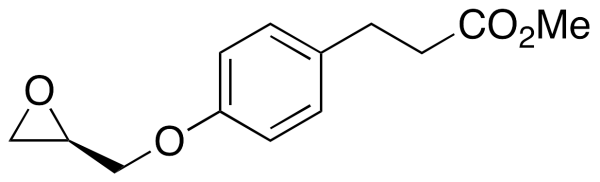 4-[(2R)-Oxiranylmethoxy]benzenepropanoic Acid Methyl Ester
