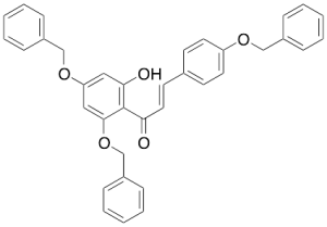 E-3-(4-Benzyloxy)-1-(2.4-bisbenzyloxy-6-hydroxy)phenyl)propenone
