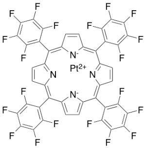 Pt(II) meso-Tetra(pentafluorophenyl)porphine