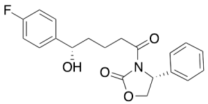 (R)-3-((S)-5-(4-Fluorophenyl)-5-hydroxypentanoyl)-4-phenyloxazolidin-2-one