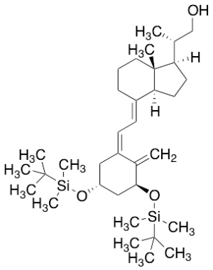 (5Z,7E)-(1S,3R)-1,3-Bis[tert-butyl(dimethylsilyl)oxy]-22-hydroxy-23,24-dinor-9,10-secochola-5,7,10(19)-triene