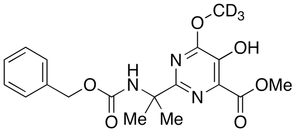 5-Hydroxy-2-[1-methyl-1-[[benzylcarbamoyl]amino]ethyl]-6-methoxypyrimidine-4-carboxylic Acid Methyl Ester-d3