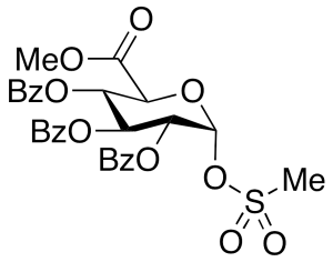 Alpha-D-Glucopyranuronic Acid Methyl Ester 2,3,4-Tribenzoate 1-Methanesulfonate