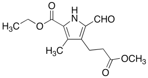 5-(Ethoxycarbonyl)-2-formyl-4-methyl-1H-pyrrole-3-propanoic Acid Methyl Ester
