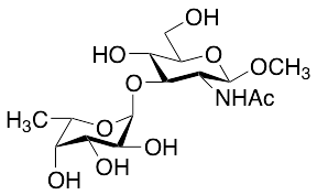 Methyl 2-Acetamido-2-deoxy-3-O-(a-L-fucopyranosyl)-b-D-glucopyranoside